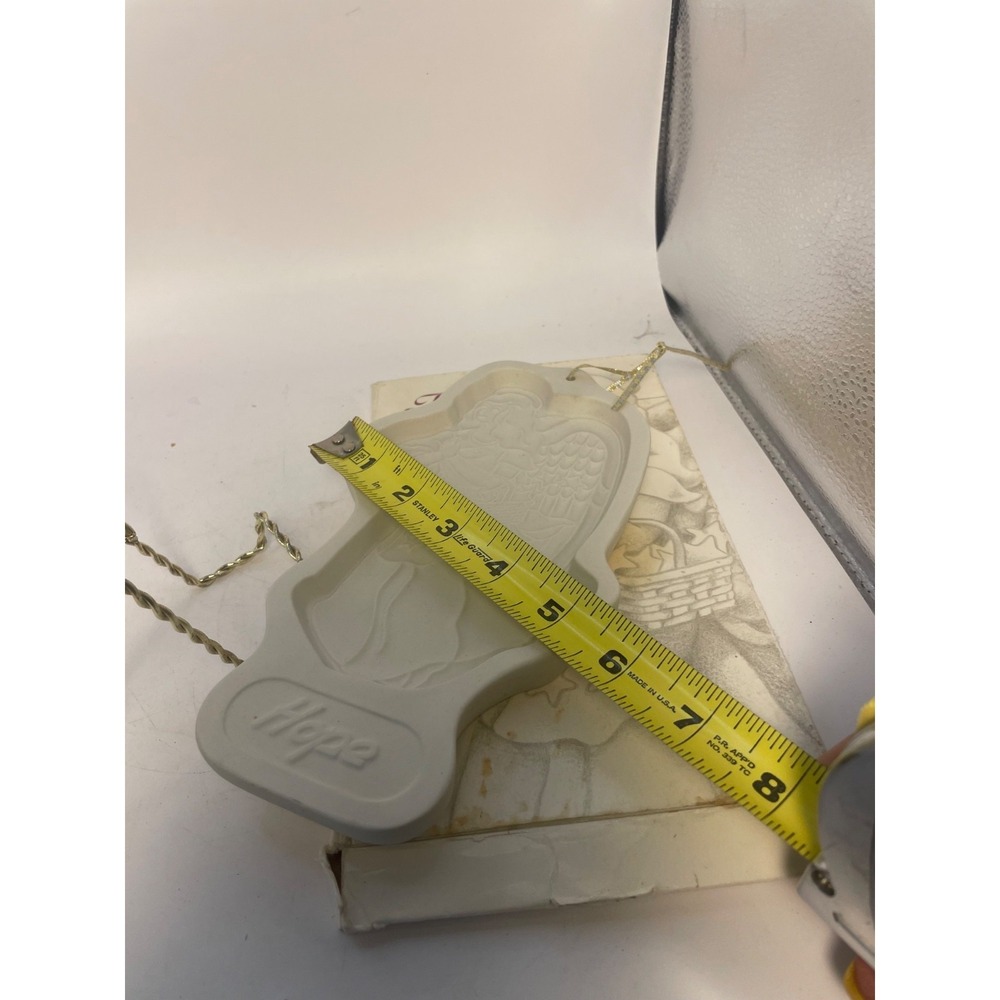 Longaberger 1994 HOPE Pottery Angel Series Cookie Mold with Box - Picture 7 of 8